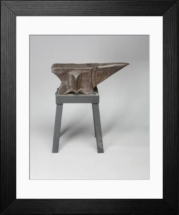 Framed Print : Anvil, Europe, 18th century. Creator: Unknown Framed Print : Anvil, Europe, 18th century. Creator: Unknown