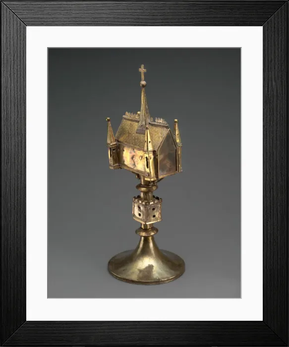 Framed Print : Reliquary Monstrance in the form of a Church, Brunswick, c. 1484. Creator: Unknown Framed Print : Reliquary Monstrance in the form of a Church, Brunswick, c. 1484. Creator: Unknown
