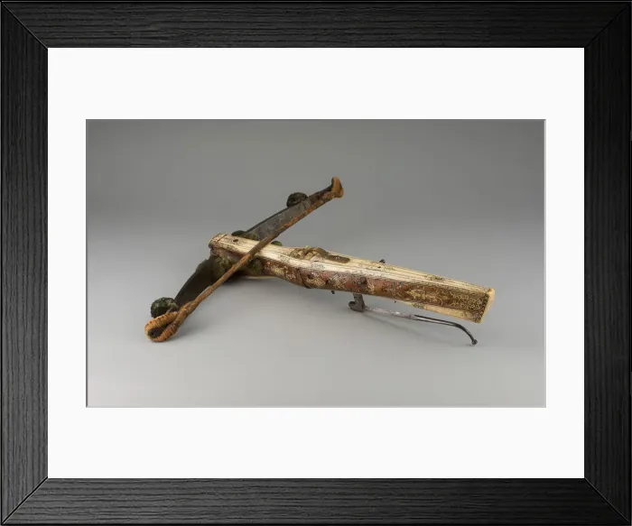 Framed Print : Crossbow, Dresden, 1732. Creator: Unknown Framed Print : Crossbow, Dresden, 1732. Creator: Unknown