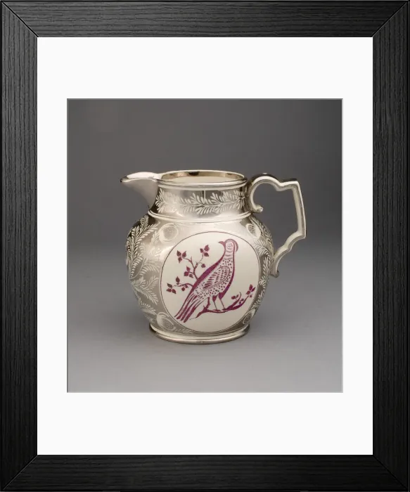 Framed Print : Jug, Staffordshire, 1810 / 20. Creator: Staffordshire Potteries Framed Print : Jug, Staffordshire, 1810 / 20. Creator: Staffordshire Potteries