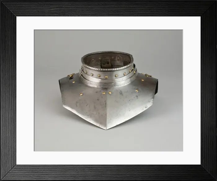 Framed Print : Gorget, Europe, 19th century in 16th century style. Creator: Unknown Framed Print : Gorget, Europe, 19th century in 16th century style. Creator: Unknown