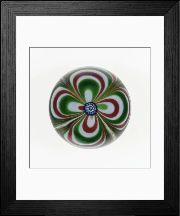 Framed Print : Paperweight, Saint-Louis, c. 1846-55. Creator: Saint-Louis Glassworks Framed Print : Paperweight, Saint-Louis, c. 1846-55. Creator: Saint-Louis Glassworks