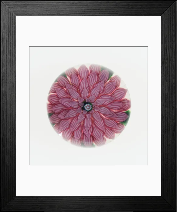 Framed Print : Paperweight, Saint-Louis, c. 1848-55. Creator: Saint-Louis Glassworks Framed Print : Paperweight, Saint-Louis, c. 1848-55. Creator: Saint-Louis Glassworks