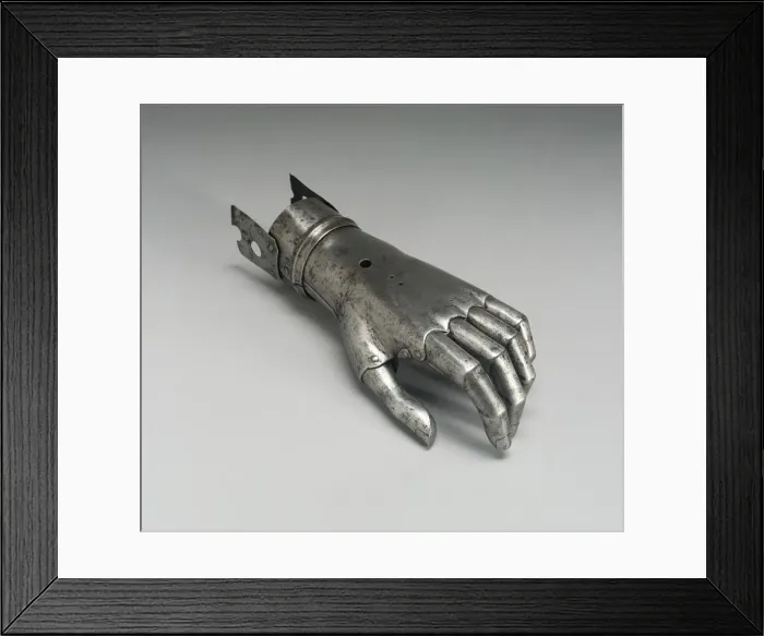 Framed Print : Left Hand Prosthetic, Europe, late 16th century. Creator: Unknown Framed Print : Left Hand Prosthetic, Europe, late 16th century. Creator: Unknown