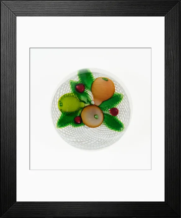 Framed Print : Paperweight, Saint-Louis, 19th century. Creator: Saint-Louis Glassworks Framed Print : Paperweight, Saint-Louis, 19th century. Creator: Saint-Louis Glassworks