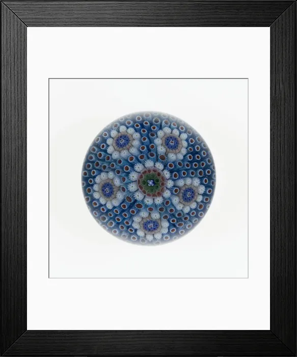 Framed Print : Paperweight, France, c. 1845-60. Creator: Saint-Louis Glassworks Framed Print : Paperweight, France, c. 1845-60. Creator: Saint-Louis Glassworks