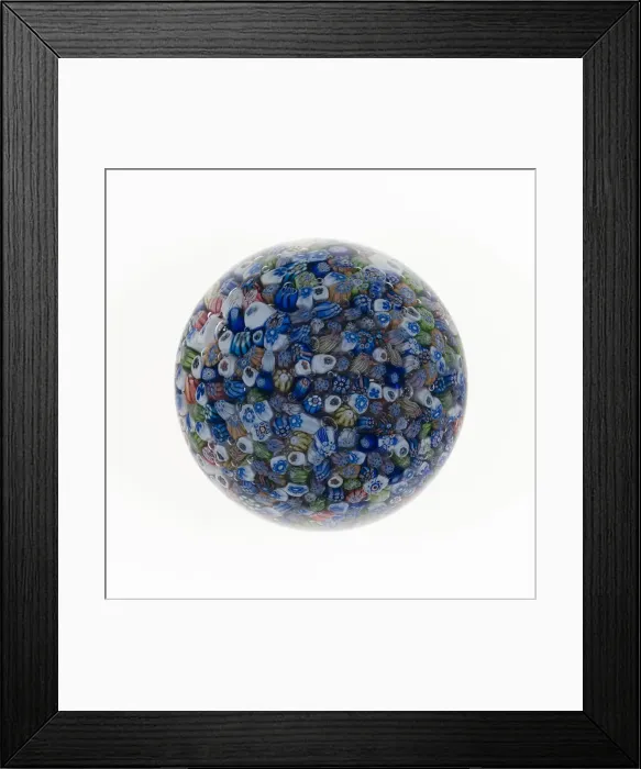 Framed Print : Paperweight, Saint-Louis, 1845 / 46. Creator: Saint-Louis Glassworks Framed Print : Paperweight, Saint-Louis, 1845 / 46. Creator: Saint-Louis Glassworks