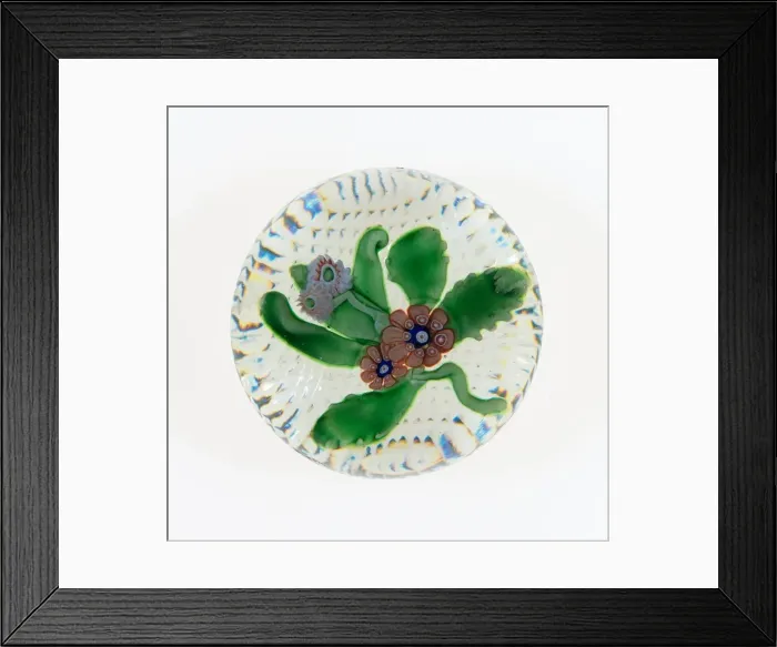 Framed Print : Paperweight, France, c. 1845-60. Creator: Saint-Louis Glassworks Framed Print : Paperweight, France, c. 1845-60. Creator: Saint-Louis Glassworks