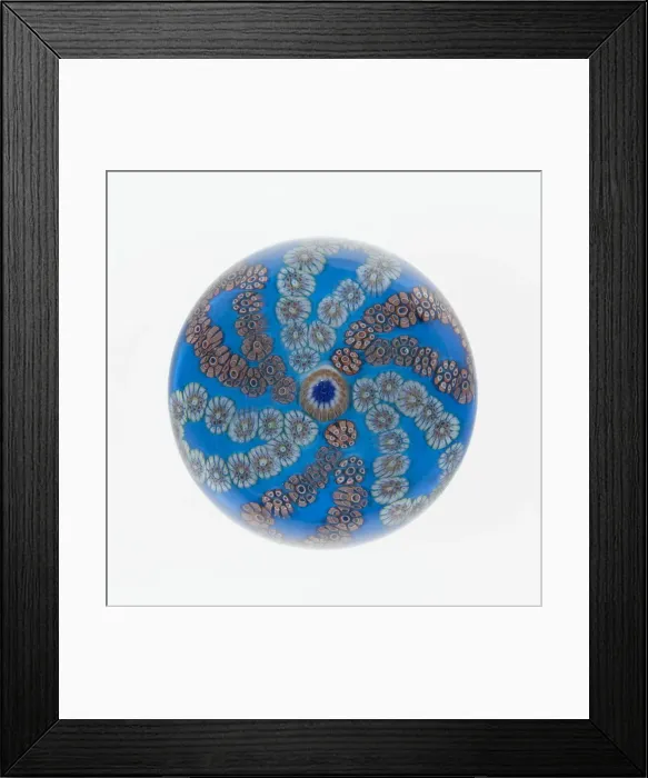 Framed Print : Paperweight, Saint-Louis, 19th century. Creator: Saint-Louis Glassworks Framed Print : Paperweight, Saint-Louis, 19th century. Creator: Saint-Louis Glassworks