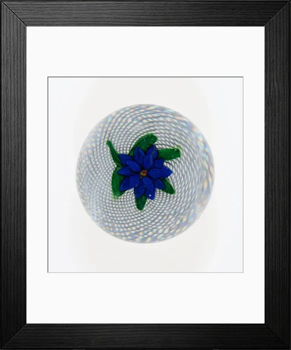 Framed Print : Paperweight, Saint-Louis, c. 1848-55. Creator: Saint-Louis Glassworks Framed Print : Paperweight, Saint-Louis, c. 1848-55. Creator: Saint-Louis Glassworks
