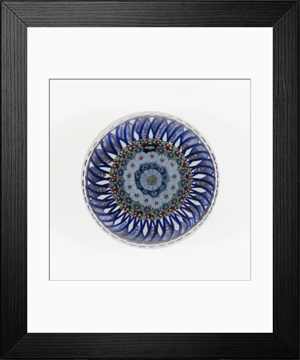 Framed Print : Paperweight, Saint-Louis, c. 1845-55. Creator: Saint-Louis Glassworks Framed Print : Paperweight, Saint-Louis, c. 1845-55. Creator: Saint-Louis Glassworks