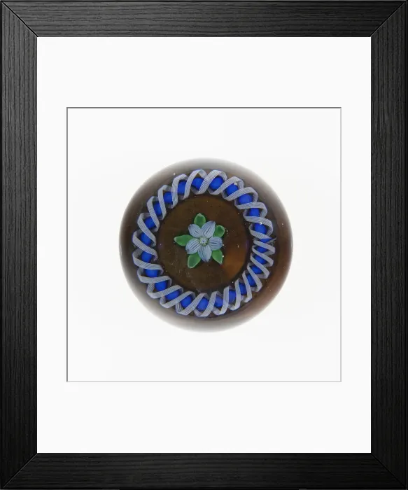 Framed Print : Paperweight, France, c. 1845 / 60. Creator: Saint-Louis Glassworks Framed Print : Paperweight, France, c. 1845 / 60. Creator: Saint-Louis Glassworks