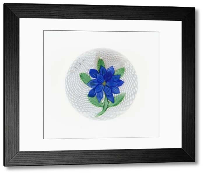 Framed Print : Paperweight, France, c. 1845-60. Creator: Saint-Louis Glassworks Framed Print : Paperweight, France, c. 1845-60. Creator: Saint-Louis Glassworks