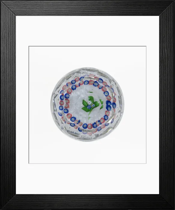 Framed Print : Paperweight, France, c. 1845-60. Creator: Saint-Louis Glassworks Framed Print : Paperweight, France, c. 1845-60. Creator: Saint-Louis Glassworks