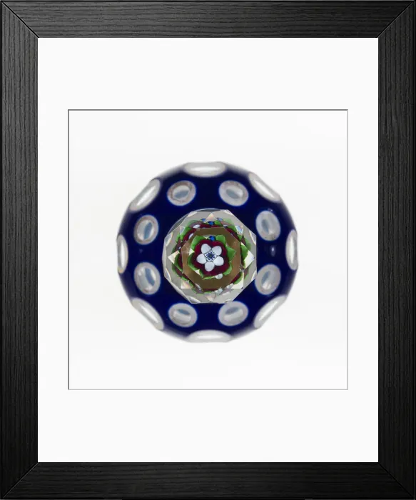Framed Print : Paperweight, France, c. 1845-60. Creator: Saint-Louis Glassworks Framed Print : Paperweight, France, c. 1845-60. Creator: Saint-Louis Glassworks