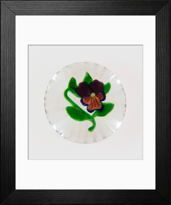Framed Print : Paperweight, France, 1848. Creator: Saint-Louis Glassworks Framed Print : Paperweight, France, 1848. Creator: Saint-Louis Glassworks