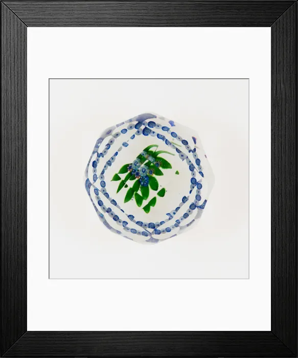 Framed Print : Paperweight, Saint-Louis, c. 1848-55. Creator: Saint-Louis Glassworks Framed Print : Paperweight, Saint-Louis, c. 1848-55. Creator: Saint-Louis Glassworks