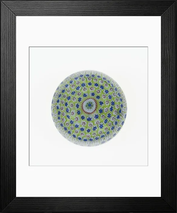 Framed Print : Paperweight, Saint-Louis, 19th century. Creator: Saint-Louis Glassworks Framed Print : Paperweight, Saint-Louis, 19th century. Creator: Saint-Louis Glassworks