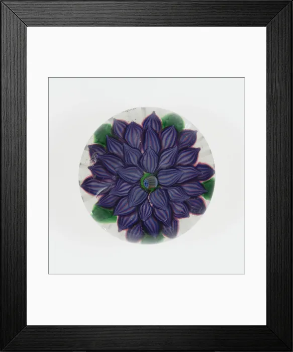 Framed Print : Paperweight, Saint-Louis, c. 1848-55. Creator: Saint-Louis Glassworks Framed Print : Paperweight, Saint-Louis, c. 1848-55. Creator: Saint-Louis Glassworks