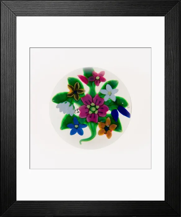 Framed Print : Paperweight, France, 19th century. Creator: Saint-Louis Glassworks Framed Print : Paperweight, France, 19th century. Creator: Saint-Louis Glassworks