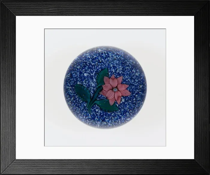 Framed Print : Paperweight, Saint-Louis, c. 1848-55. Creator: Saint-Louis Glassworks Framed Print : Paperweight, Saint-Louis, c. 1848-55. Creator: Saint-Louis Glassworks