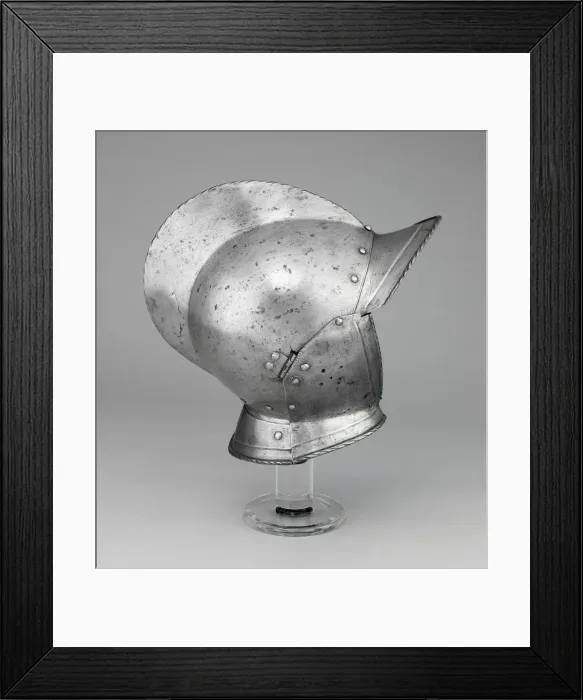 Framed Print : Burgonet, Southern Germany, 1550-60. Creator: Unknown Framed Print : Burgonet, Southern Germany, 1550-60. Creator: Unknown
