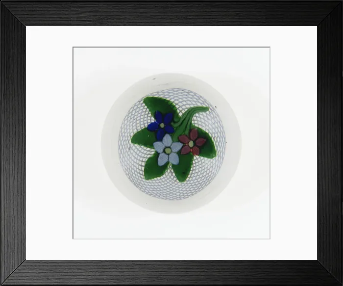 Framed Print : Paperweight, France, c. 1845-60. Creator: Saint-Louis Glassworks Framed Print : Paperweight, France, c. 1845-60. Creator: Saint-Louis Glassworks