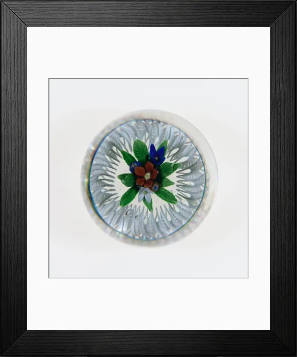 Framed Print : Paperweight, Münzthal, c. 1848 / 55. Creator: Saint-Louis Glassworks Framed Print : Paperweight, Münzthal, c. 1848 / 55. Creator: Saint-Louis Glassworks
