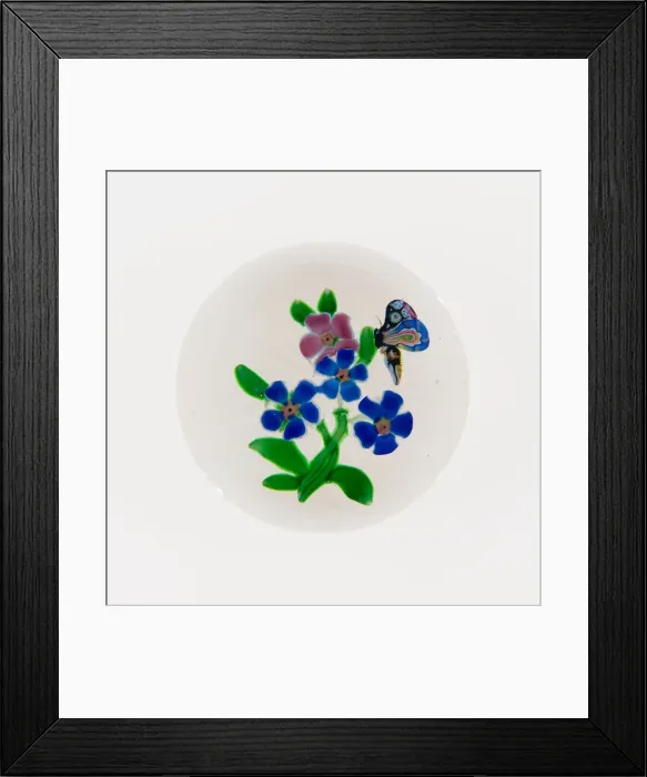 Framed Print : Paperweight, France, c. 1848 / 55. Creator: Saint-Louis Glassworks Framed Print : Paperweight, France, c. 1848 / 55. Creator: Saint-Louis Glassworks