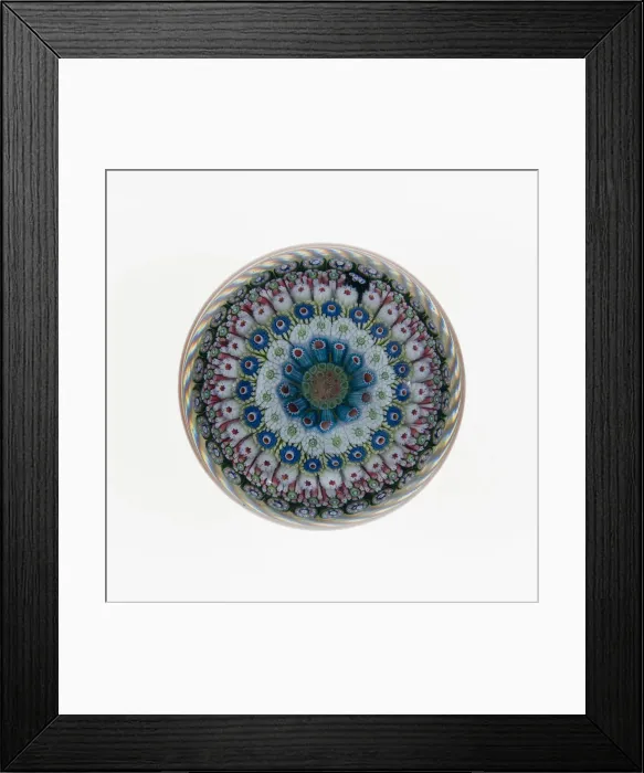 Framed Print : Paperweight, France, c. 1845-60. Creator: Saint-Louis Glassworks Framed Print : Paperweight, France, c. 1845-60. Creator: Saint-Louis Glassworks