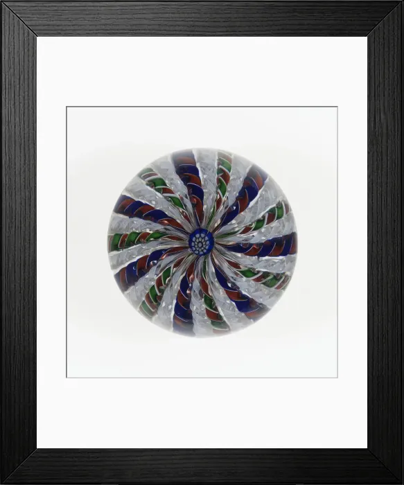 Framed Print : Paperweight, France, c. 1848-55. Creator: Saint-Louis Glassworks