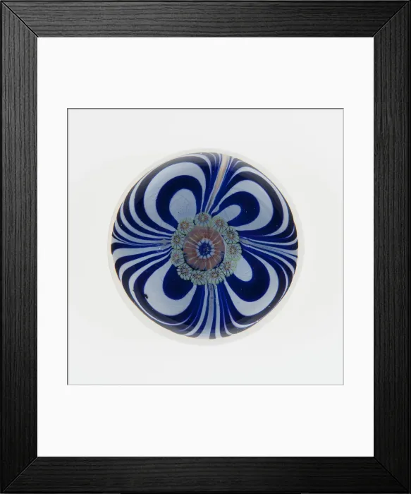 Framed Print : Paperweight, France, 1848. Creator: Saint-Louis Glassworks Framed Print : Paperweight, France, 1848. Creator: Saint-Louis Glassworks