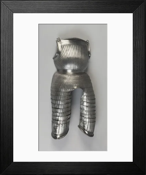 Framed Print : Breastplate with Tassets (Thigh Defenses), Germany, 1520-30 with some modern restoration Framed Print : Breastplate with Tassets (Thigh Defenses), Germany, 1520-30 with some modern restoration