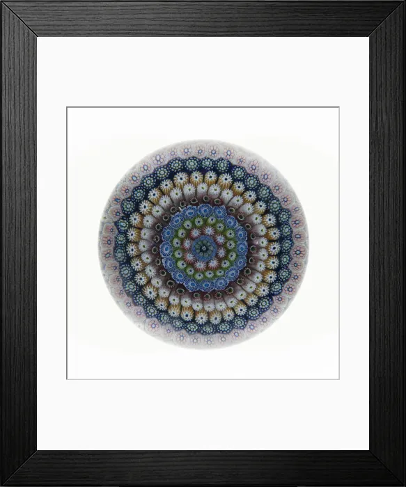 Framed Print : Paperweight, Münzthal, 19th century. Creator: Saint-Louis Glassworks Framed Print : Paperweight, Münzthal, 19th century. Creator: Saint-Louis Glassworks