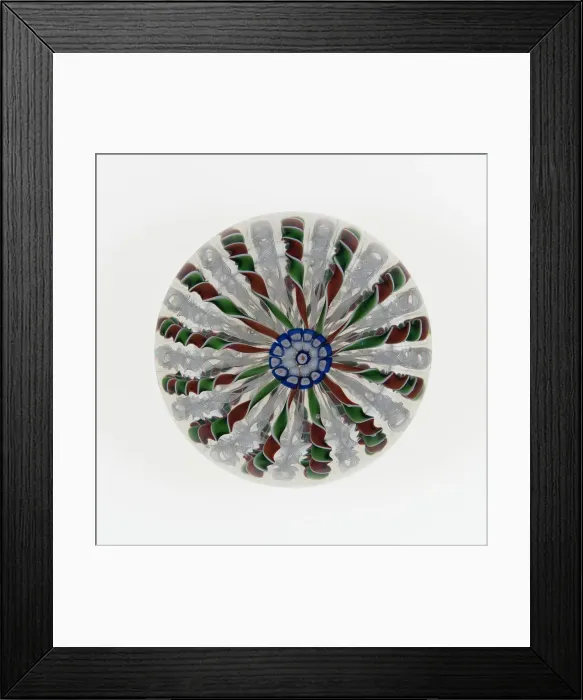 Framed Print : Paperweight, France, c. 1845-60. Creator: Saint-Louis Glassworks Framed Print : Paperweight, France, c. 1845-60. Creator: Saint-Louis Glassworks