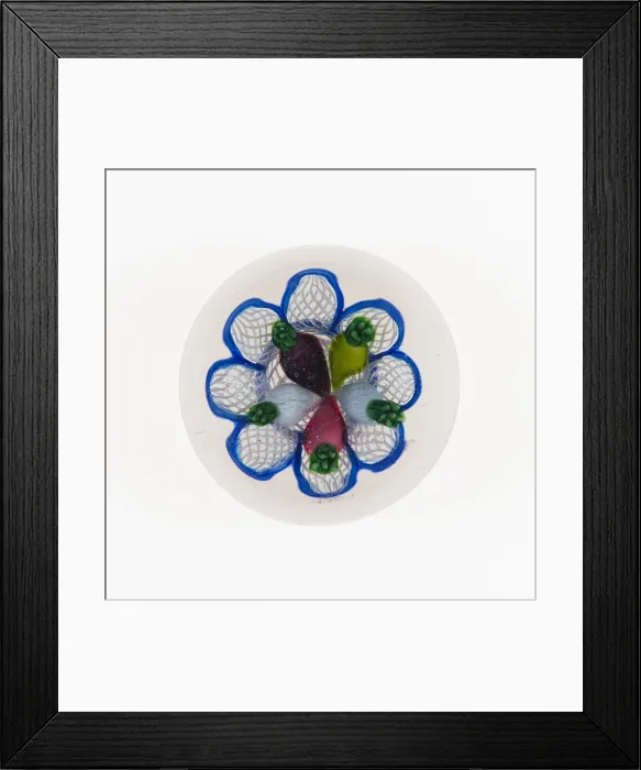 Framed Print : Paperweight, France, c. 1845-60. Creator: Saint-Louis Glassworks Framed Print : Paperweight, France, c. 1845-60. Creator: Saint-Louis Glassworks