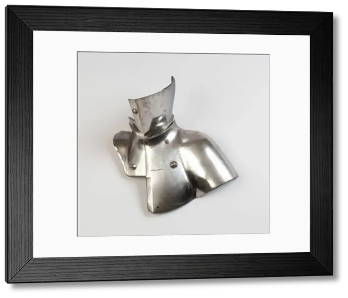 Framed Print : Reinforcing Bevor and Grandguard for the Joust, Augsburg, c. 1560. Creator: Unknown Framed Print : Reinforcing Bevor and Grandguard for the Joust, Augsburg, c. 1560. Creator: Unknown