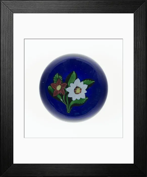 Framed Print : Paperweight, France, c. 1845-60. Creator: Saint-Louis Glassworks Framed Print : Paperweight, France, c. 1845-60. Creator: Saint-Louis Glassworks
