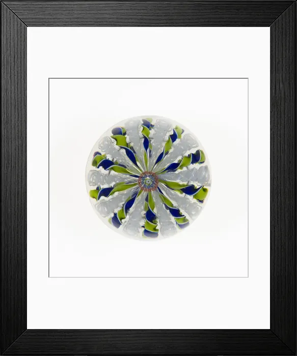 Framed Print : Paperweight, France, c. 1845-60. Creator: Saint-Louis Glassworks Framed Print : Paperweight, France, c. 1845-60. Creator: Saint-Louis Glassworks