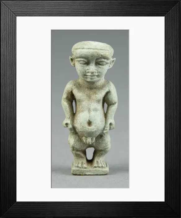 Framed Print : Amulet of the God Pataikos, Egypt, Third Intermediate Period Framed Print : Amulet of the God Pataikos, Egypt, Third Intermediate Period