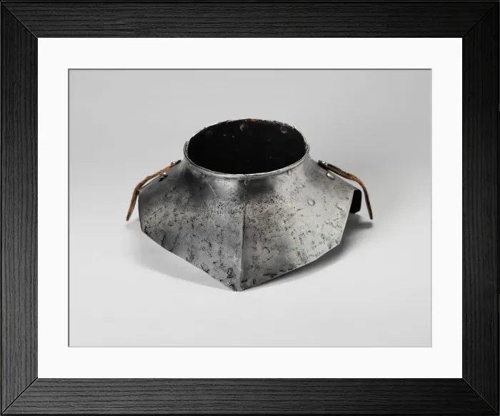 Framed Print : Gorget for Composite Boys Armor for Foot Tournament at the Barriers, Augsburg, c. 1600 Framed Print : Gorget for Composite Boys Armor for Foot Tournament at the Barriers, Augsburg, c. 1600