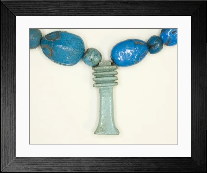 Framed Print : Amulet of a Djed Column, Egypt, Late Period, Dynasties 26-31 (664-332 BCE) Framed Print : Amulet of a Djed Column, Egypt, Late Period, Dynasties 26-31 (664-332 BCE)