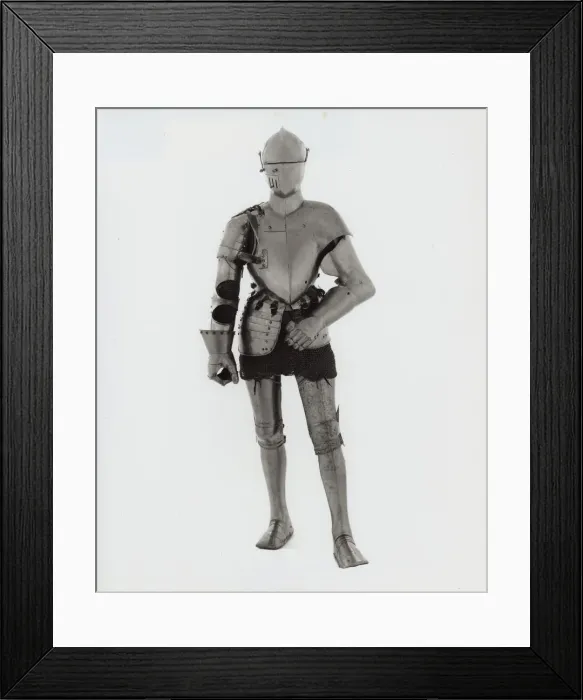 Framed Print : Elements of an Armor for the Joust in the Italian Fashion, Germany, c. 1570 Framed Print : Elements of an Armor for the Joust in the Italian Fashion, Germany, c. 1570