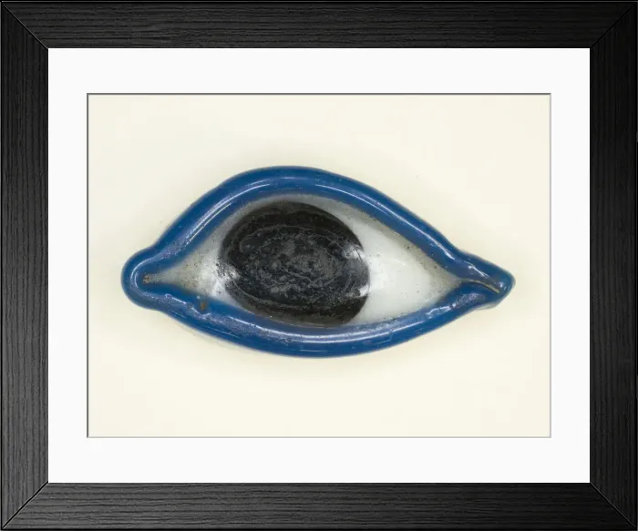 Framed Print : Amulet of a Left Eye, Egypt, New Kingdom-Late Period (about 1550-332 BCE) Framed Print : Amulet of a Left Eye, Egypt, New Kingdom-Late Period (about 1550-332 BCE)