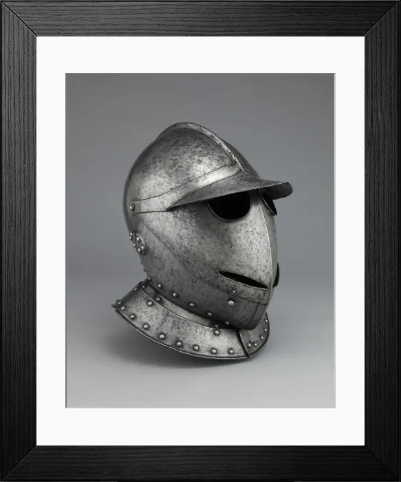 Framed Print : Closed Burgonet, Nuremberg, 1600 / 10. Creator: Unknown Framed Print : Closed Burgonet, Nuremberg, 1600 / 10. Creator: Unknown