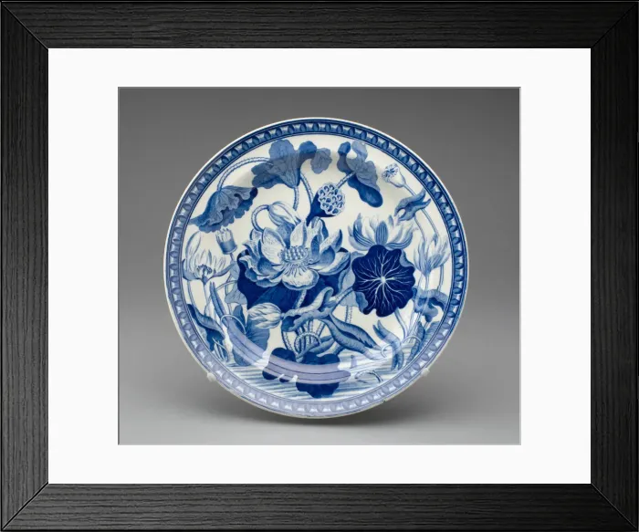 Framed Print : Plate, Burslem, c. 1810. Creator: Wedgwood Framed Print : Plate, Burslem, c. 1810. Creator: Wedgwood