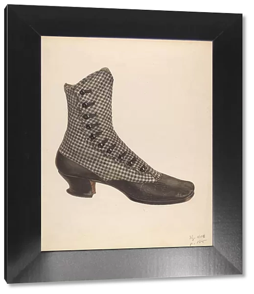 Womans Shoe, c. 1939. Creator: Daniel Marshack