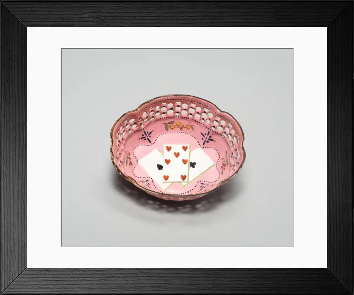 Framed Print : Counter Tray, South Staffordshire, c. 1790. Creator: Staffordshire Potteries Framed Print : Counter Tray, South Staffordshire, c. 1790. Creator: Staffordshire Potteries