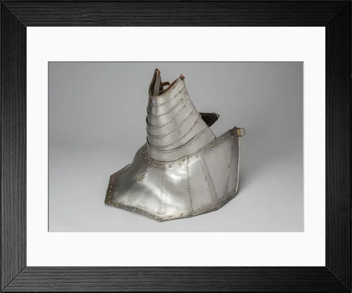 Framed Print : Peytral and Lower Neck Defense of a Horse Armor, Augsburg, mid-16th cent. with 19th cent Framed Print : Peytral and Lower Neck Defense of a Horse Armor, Augsburg, mid-16th cent. with 19th cent