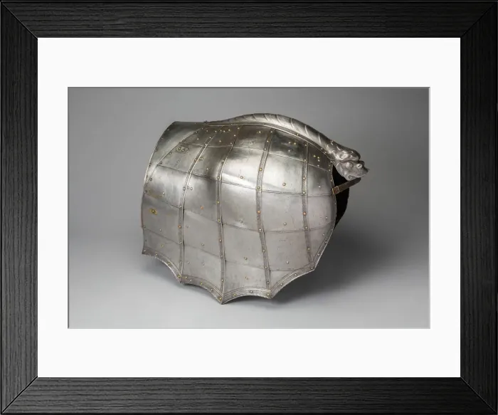 Framed Print : Crupper with Tail Guard, Augsburg, mid-16th century. Creator: Unknown
